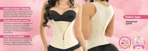 Annmichell Ultra Waist Vest colombian long torso corset faja trainer