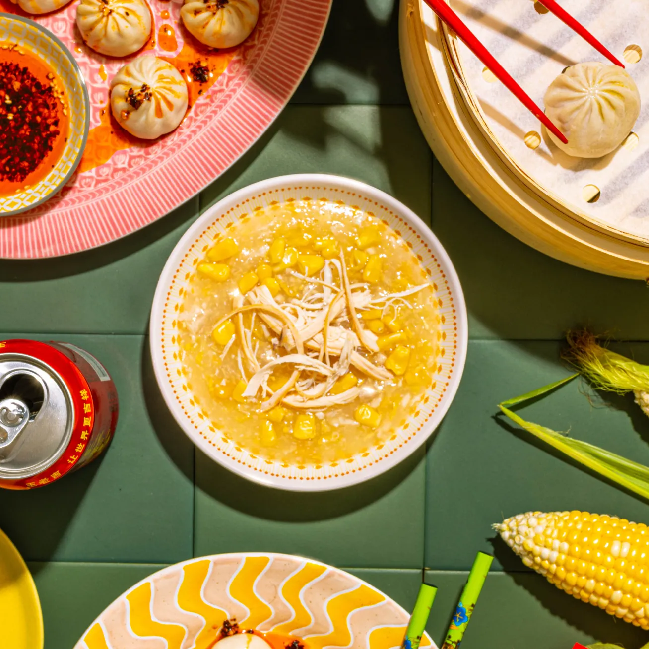 Creamy Corn Soup Dumplings (50 PC)